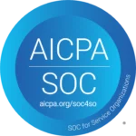 SOC 2 logo Blue